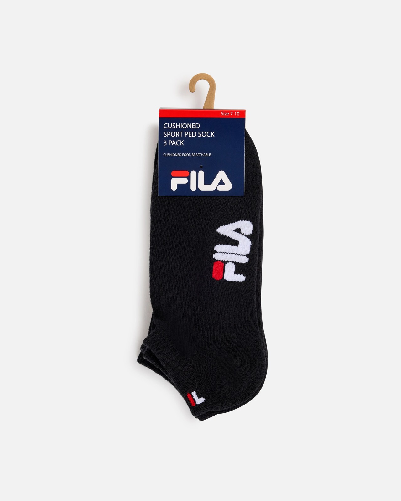 Fila Ankle 3 Pack Socks 2 of 4
