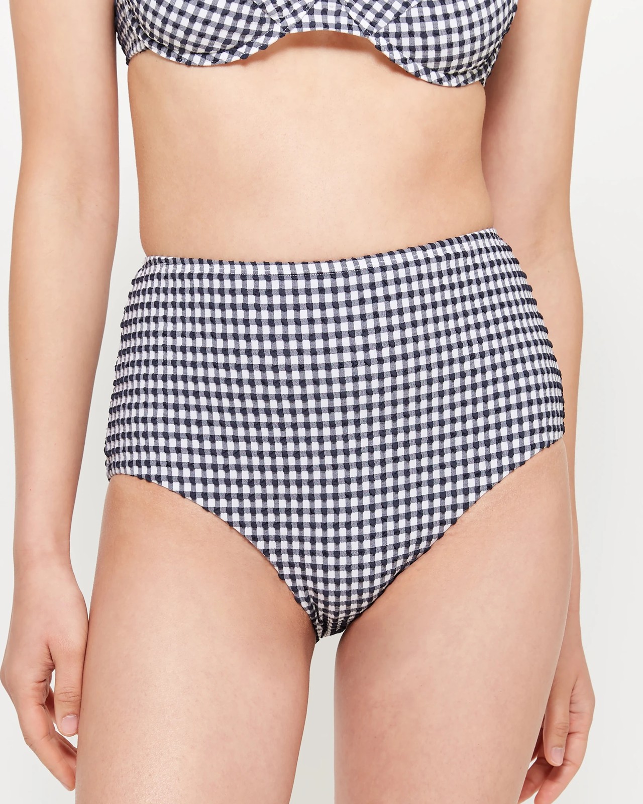 Target high waisted hot sale black swim bottoms