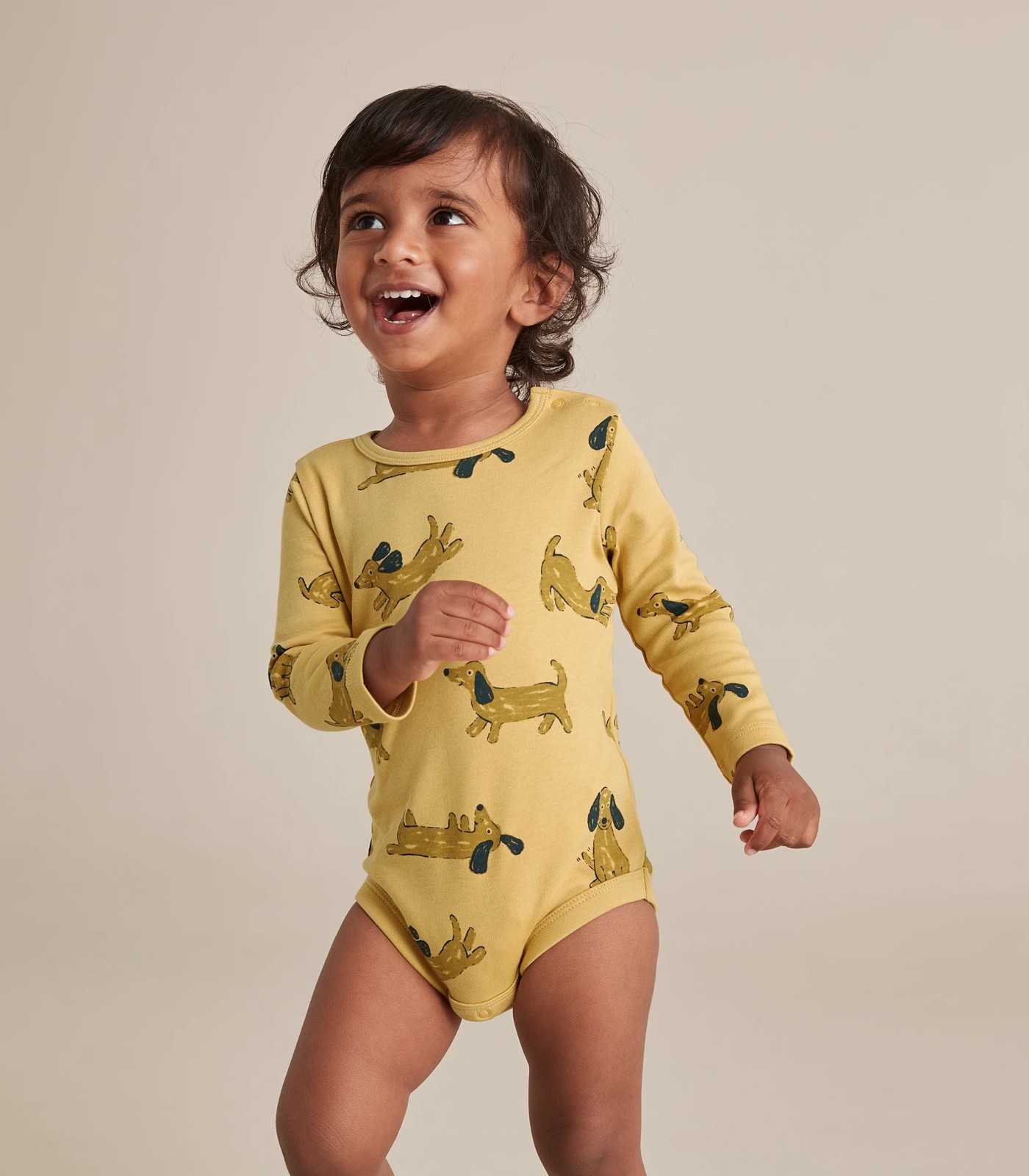 3 Pack Baby Organic Cotton Bodysuits 2 of 5