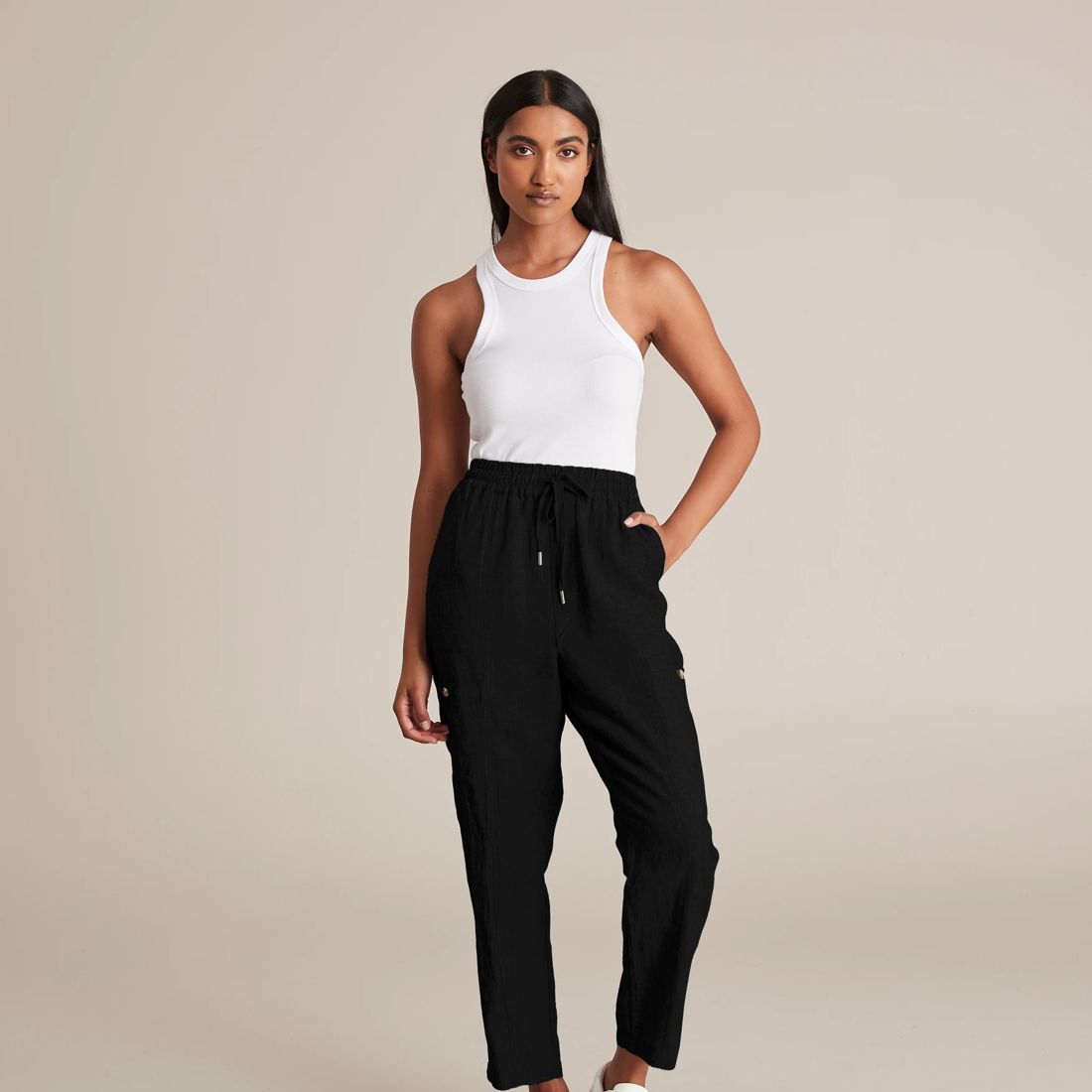 European Linen Pull On Cargo Pants Target Australia