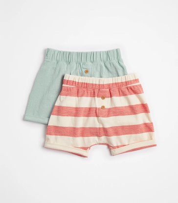 2 Pack Baby Jersey Shorts