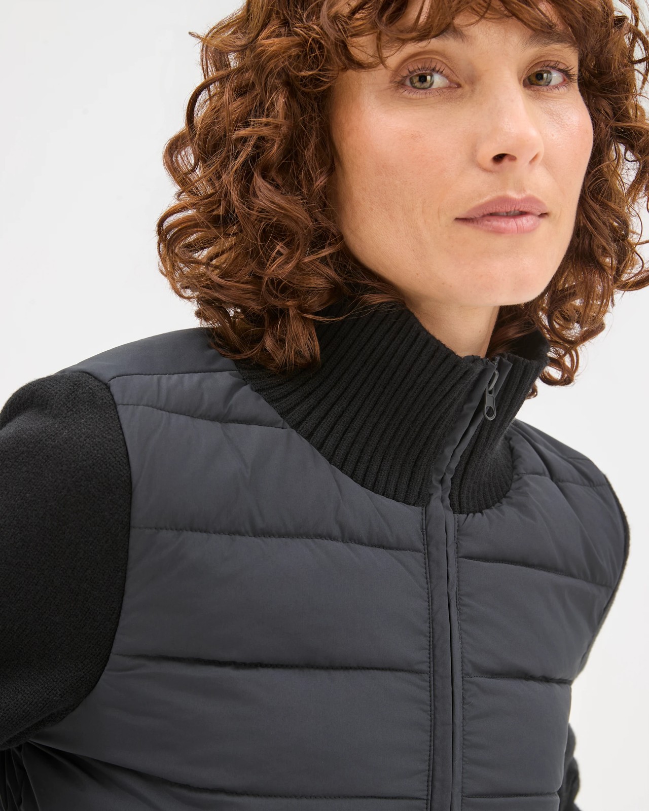 Active Hybrid Knit Puffer Jacket 5 of 6