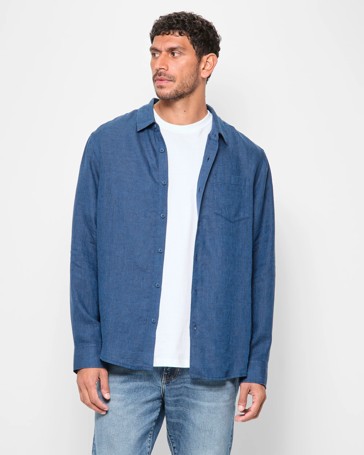 European Linen Long Sleeve Shirt