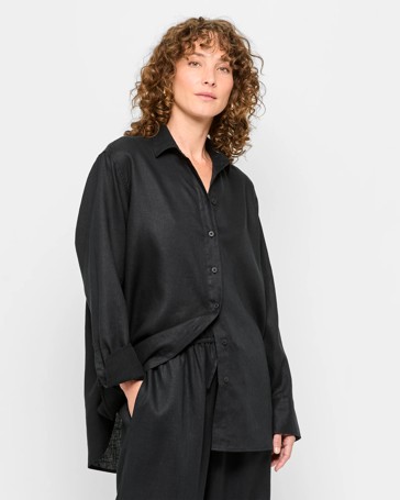 European Linen Long Sleeve Shirt