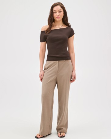 Lily Loves Off Shoulder Sculpt Top