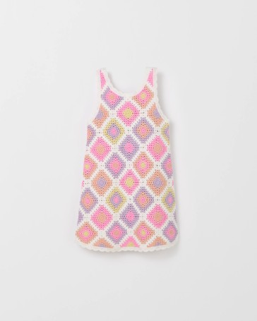 Australian Cotton Fashion Crochet Knit Dress