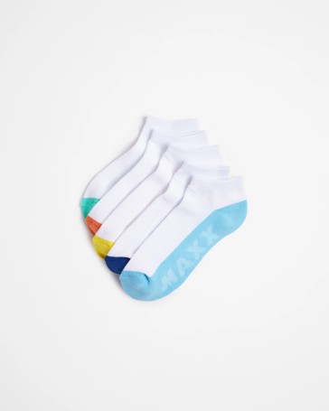 Maxx Sport Boys Low Cut Socks 5 Pack