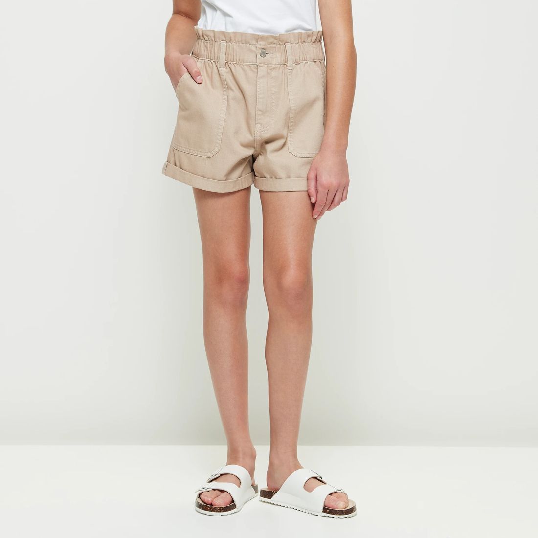 Paperbag Denim Shorts Target Australia