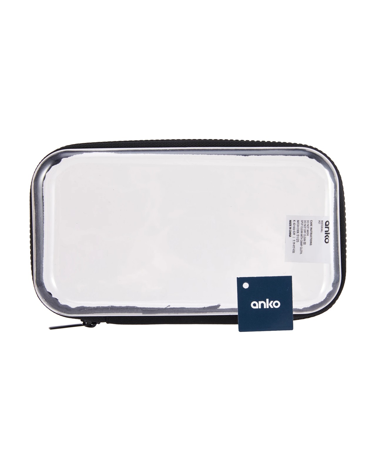 Anko Hard Pencil Case - Clear 5 of 5