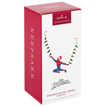 Hallmark 2024 Marvel Spider-Man Holidays in Full Swing Ornament