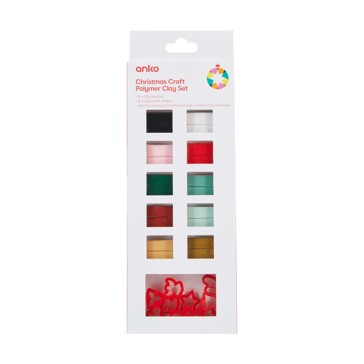Christmas Craft Polymer Clay Set - Anko