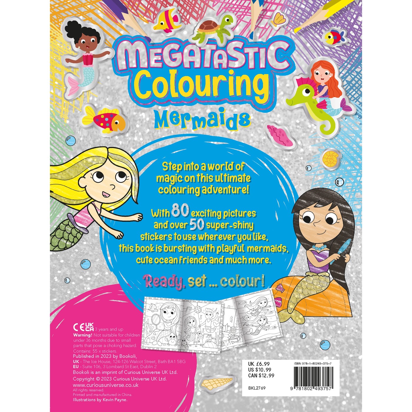 Megatastic Colouring: Mermaids - Book 2 of 3