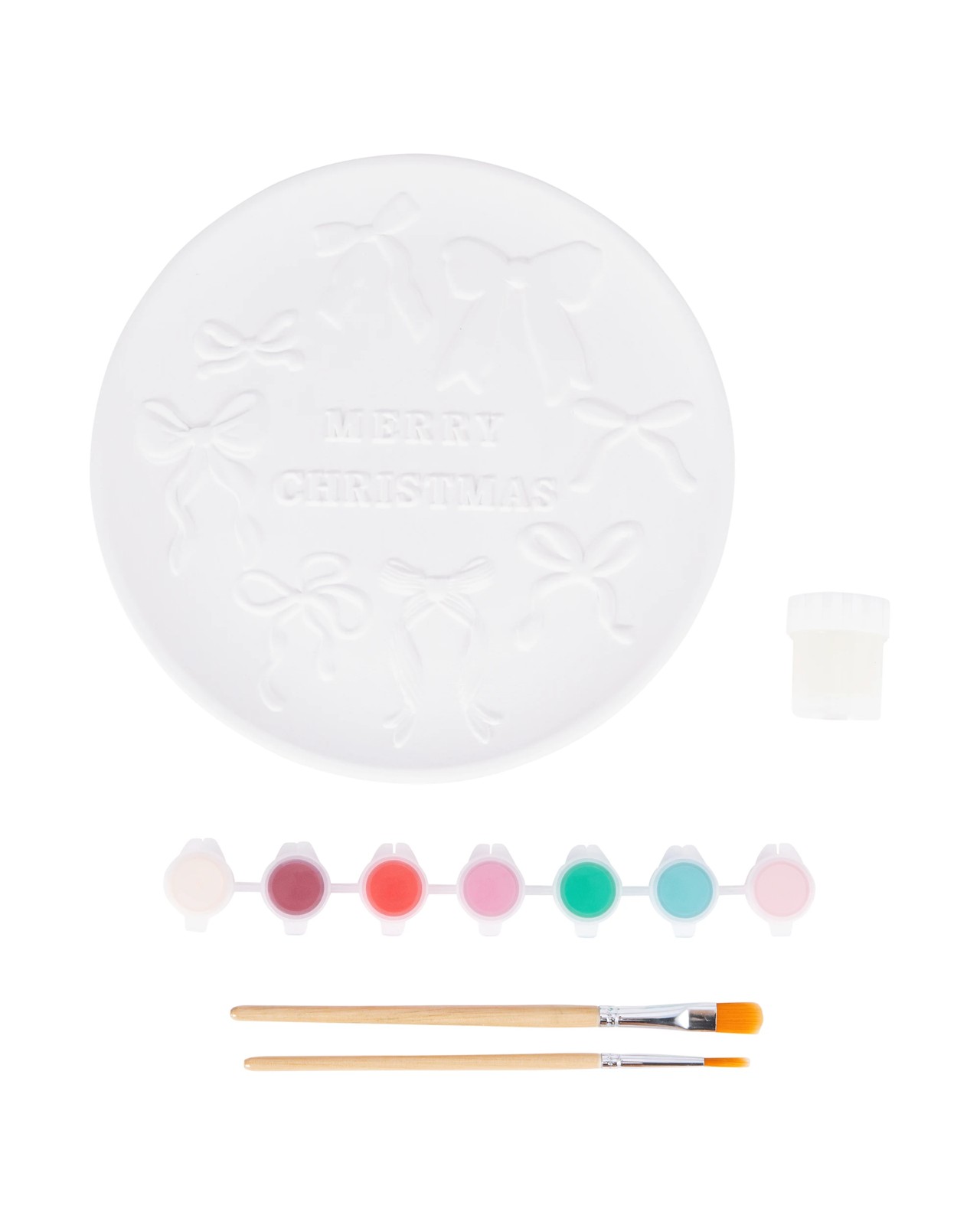 Anko Christmas Craft Paint Your Own Plate Kit 2 of 3