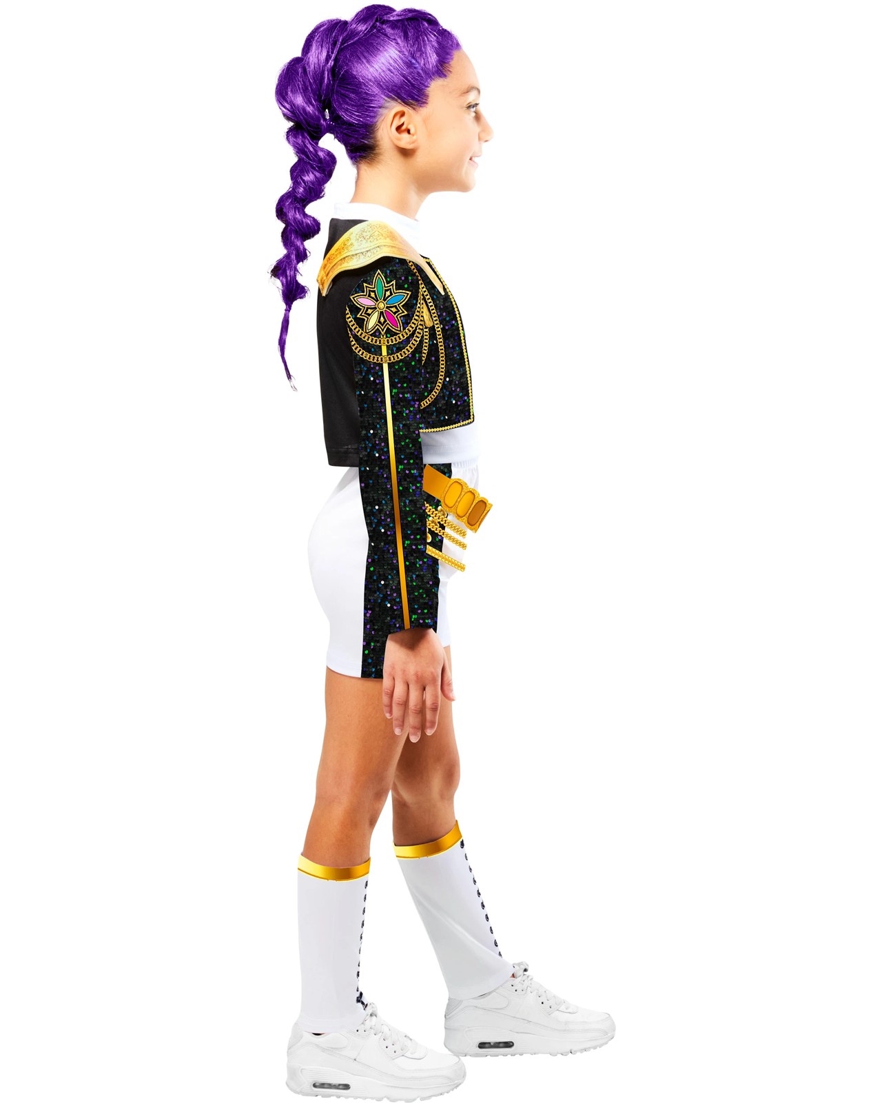 KPop Demon Hunters RUMI Gold Deluxe Kids Costume Size 9-10yrs 5 of 5