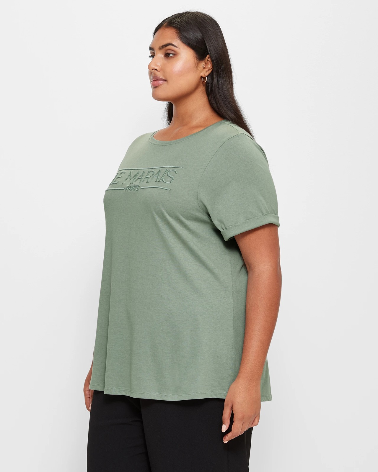 Plus Size Graphic T-Shirt - Sage Marais | Target Australia