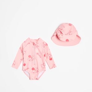 Disney Baby Unitard Swim Set with Hat 2 Piece