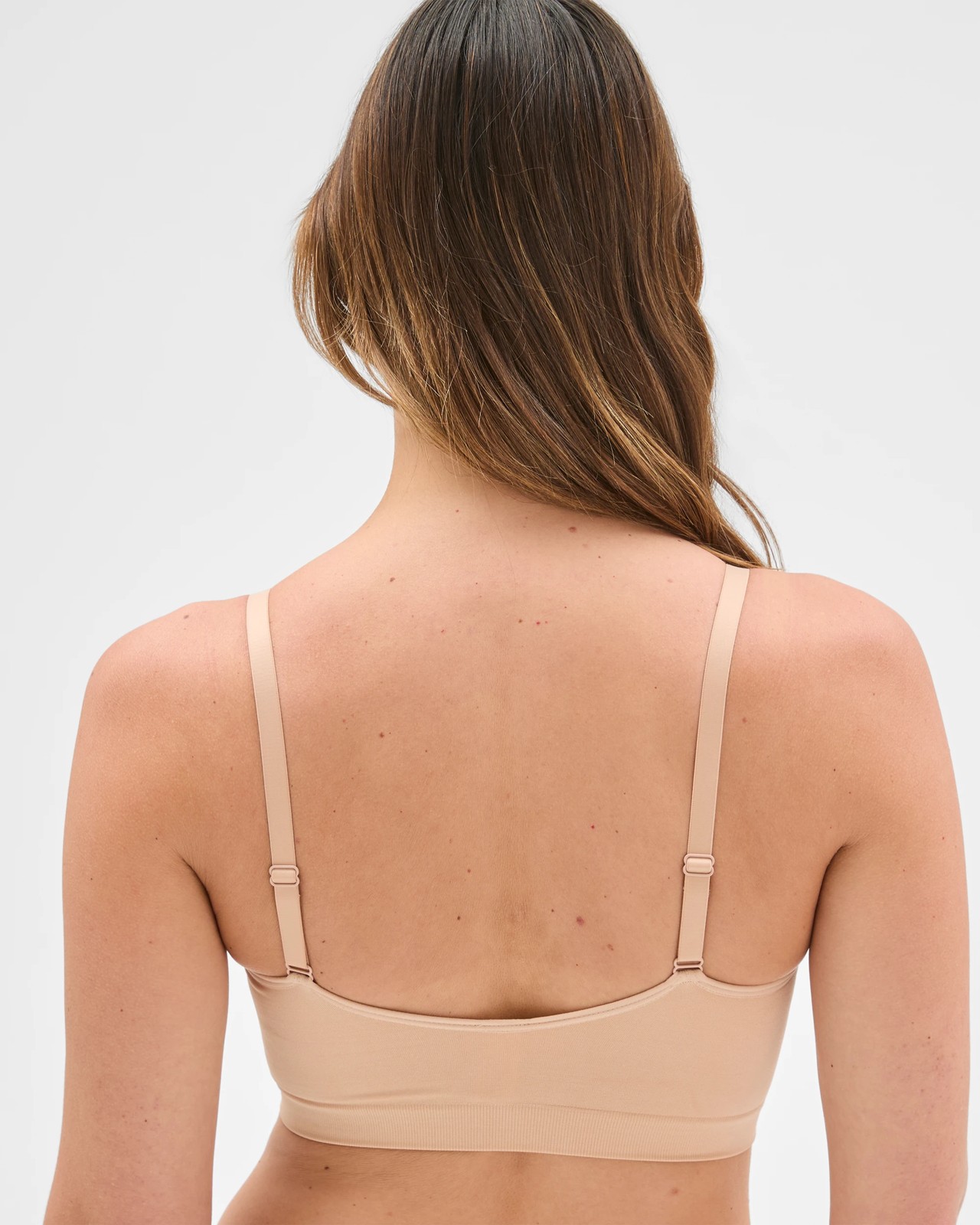 Core Sculpt Wirefree Crop Bralette - Latte 3 of 3