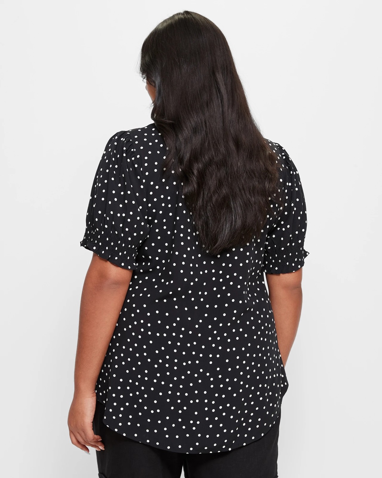 Plus Size Shirred Cuff Top 4 of 5