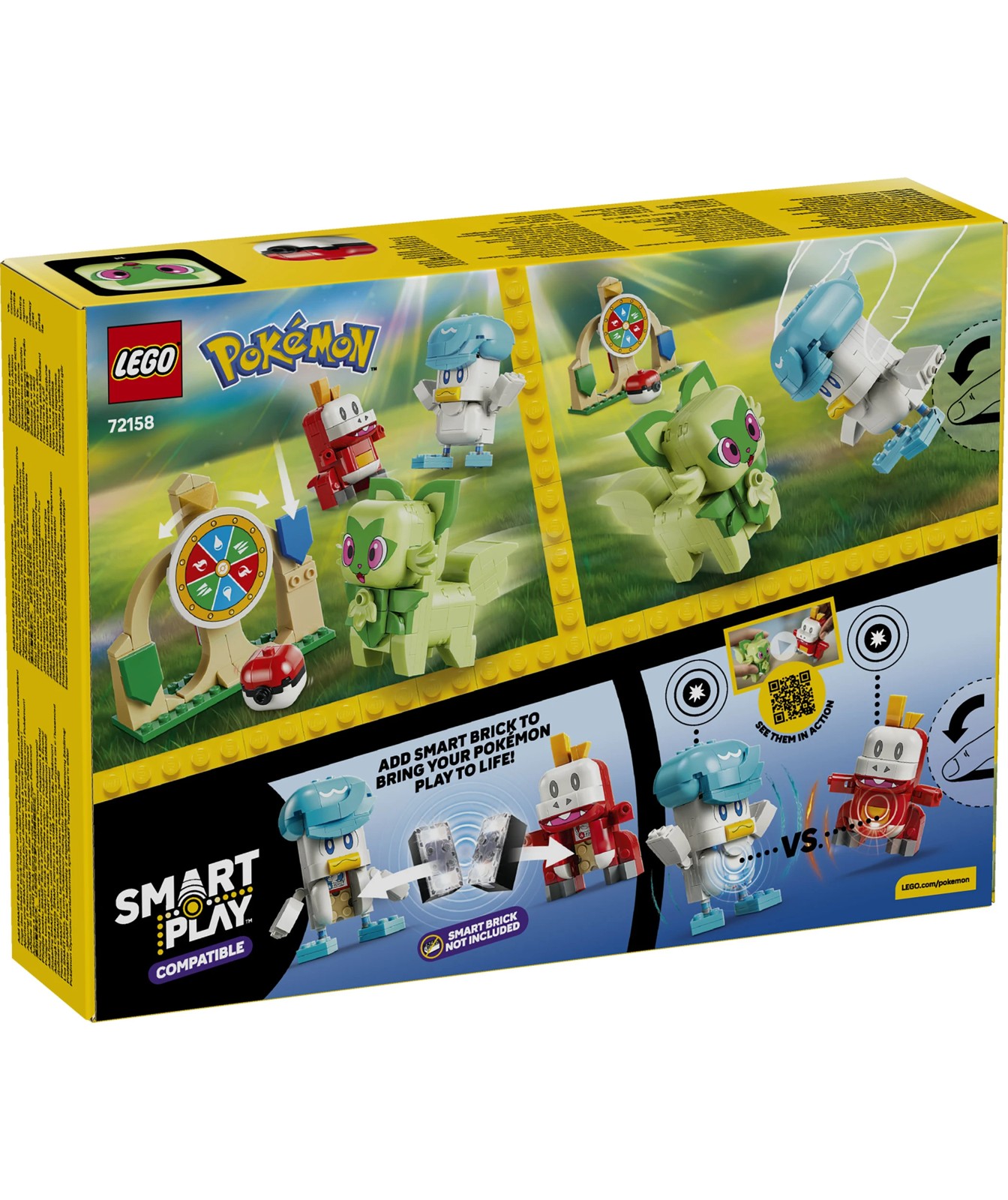 Pre-Order LEGO® Pokemon SMART Play: Sprigatito, Fuecoco and Quaxly Battle 72158 6 of 6