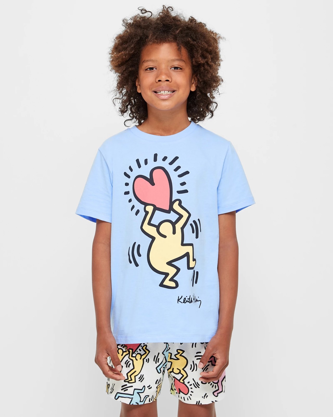 Family Matching Keith Haring Youth Kids Unisex Cotton Pyjama Set