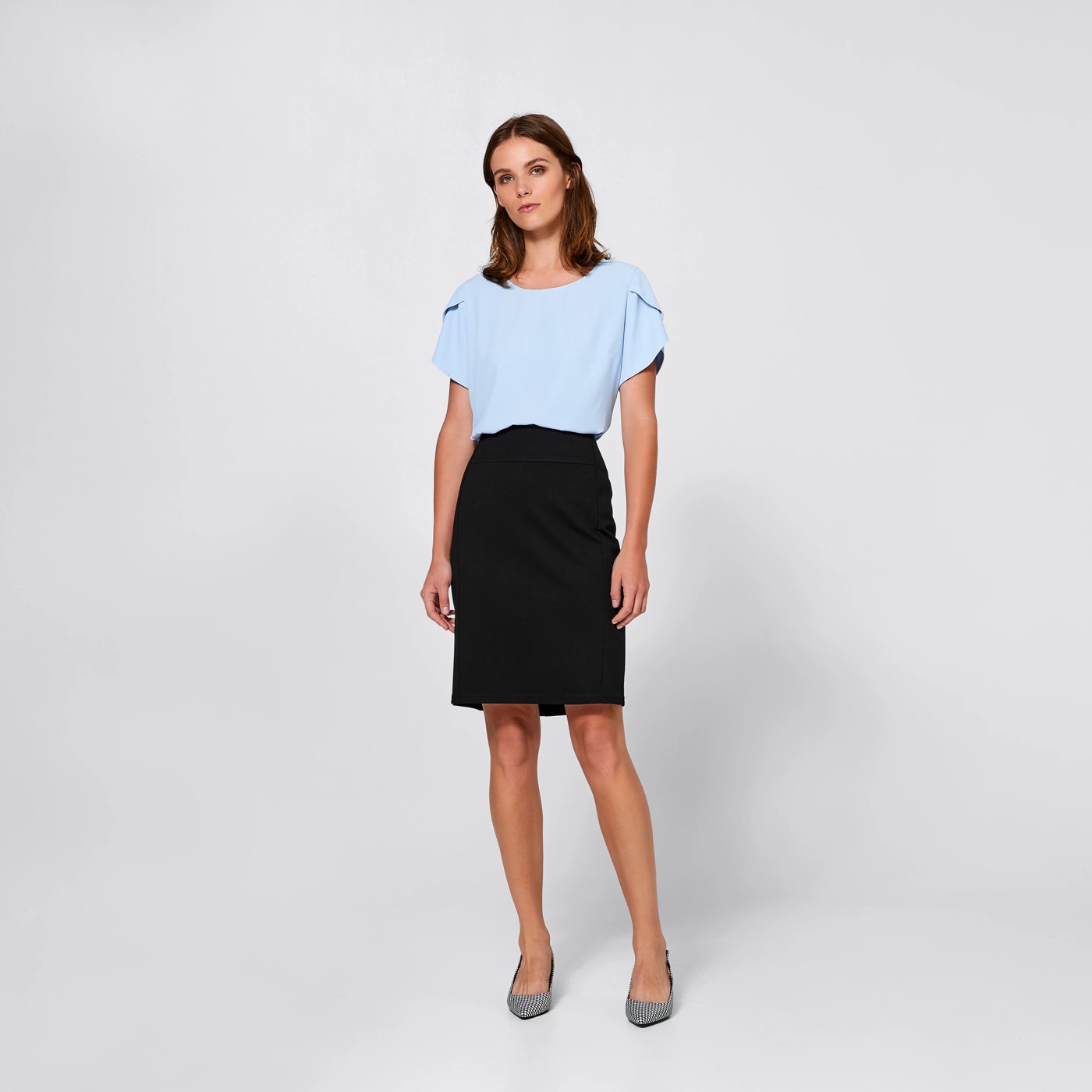 Preview Pencil Ponti Skirt 4 of 4
