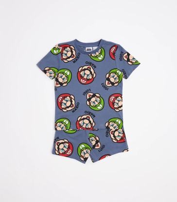 Super Mario Cotton Pyjama Set