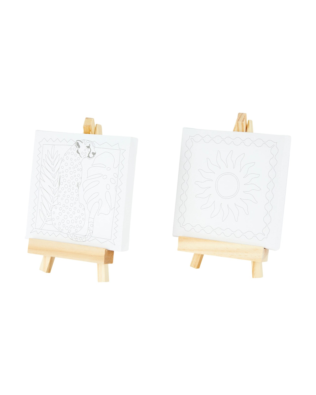 Anko Paint Your Own Canvas & Easel Set - Tropic Vacay 2 of 4