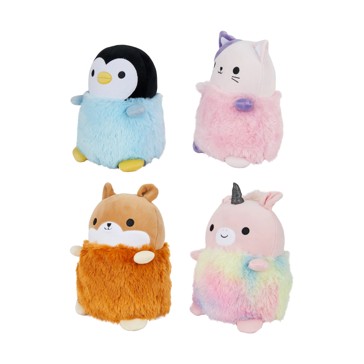 20cm Fluffy Cushy, Assorted - Anko