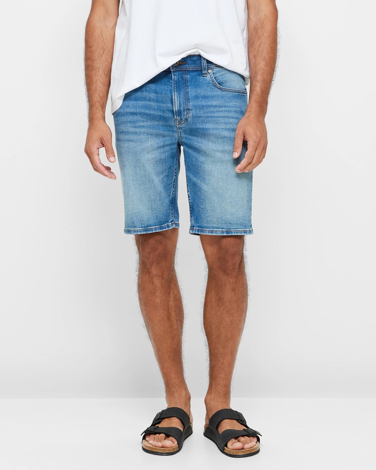 Mens denim shorts target on sale