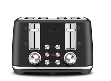 Breville The ToastSet 4 Slice Toaster - Black LTA842MTB