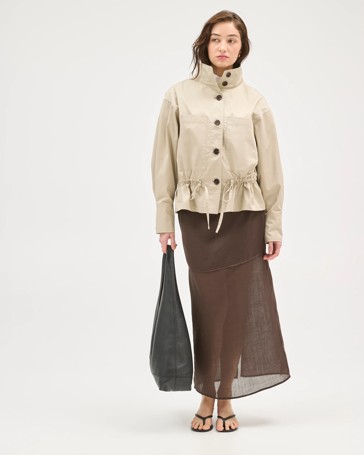 Lily Loves Australian Cotton Cinch Detail Jacket