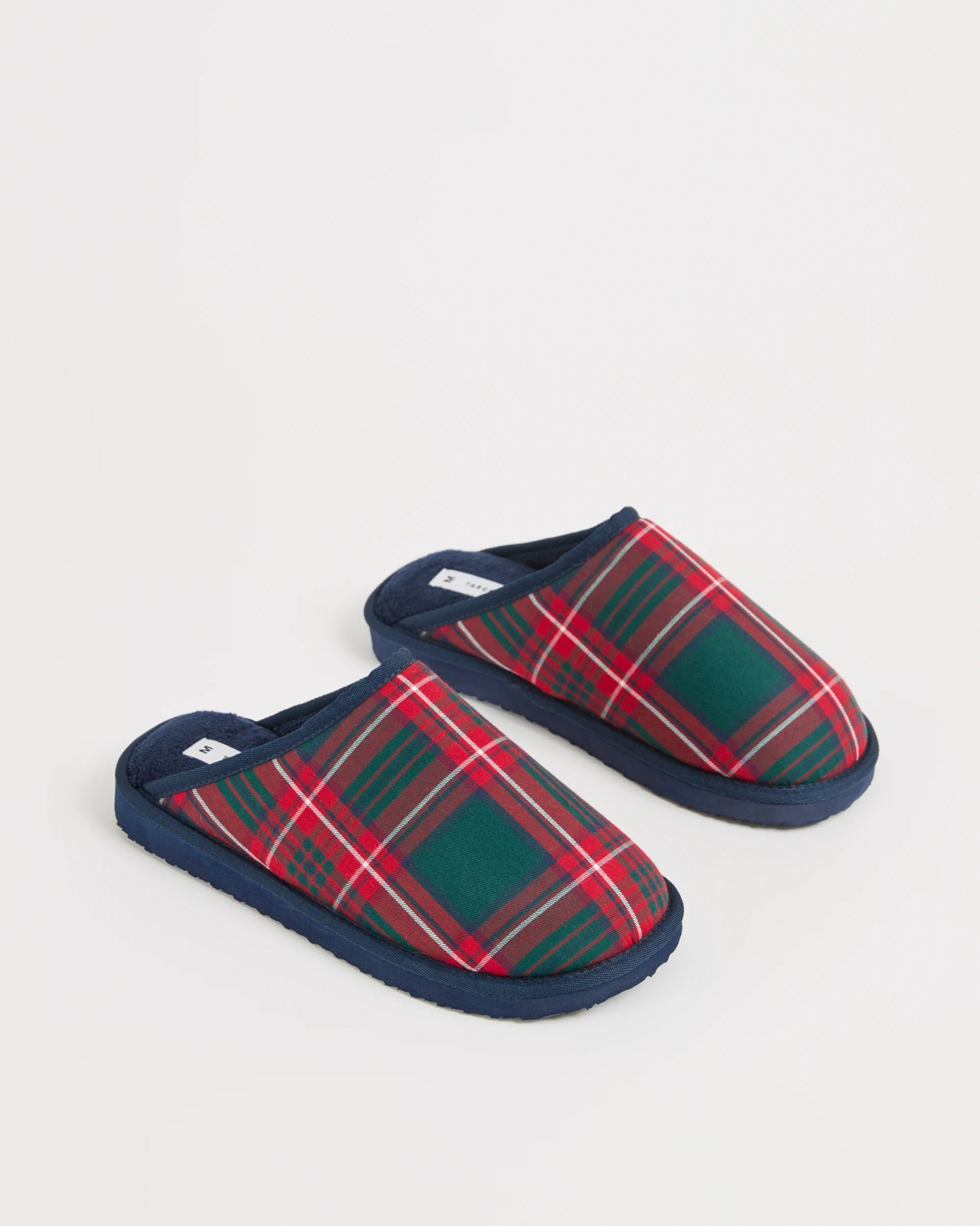 Christmas Novelty Check Slippers 2 of 3