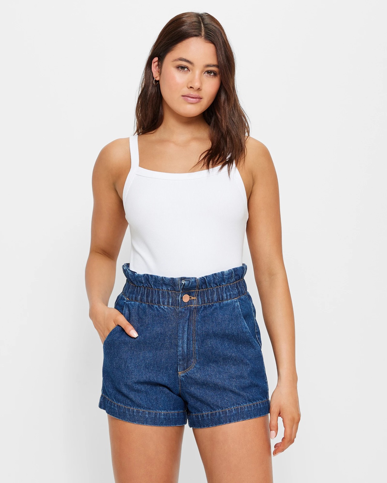 Towelling Shorts - Lily White, Women's Shorts & Skorts