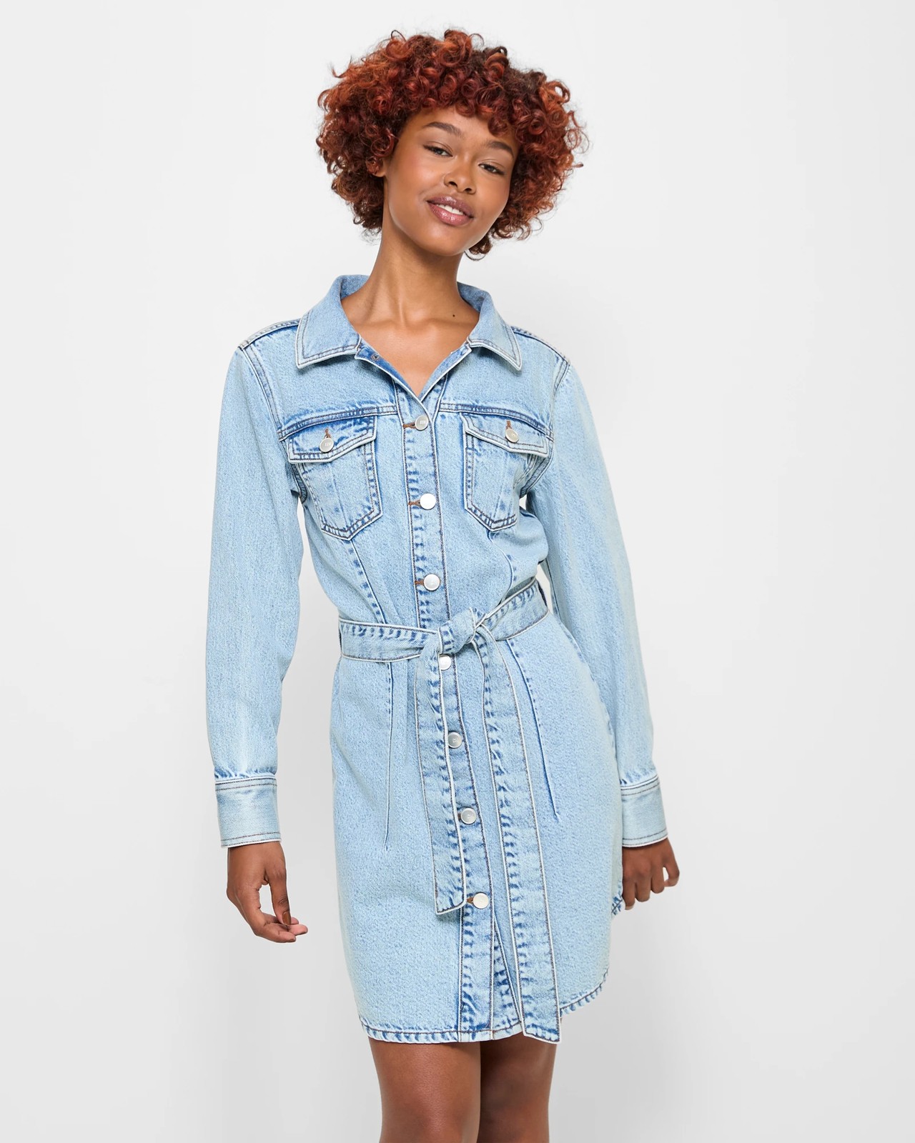 Petites Denim Dress Dannii Minogue Target Australia