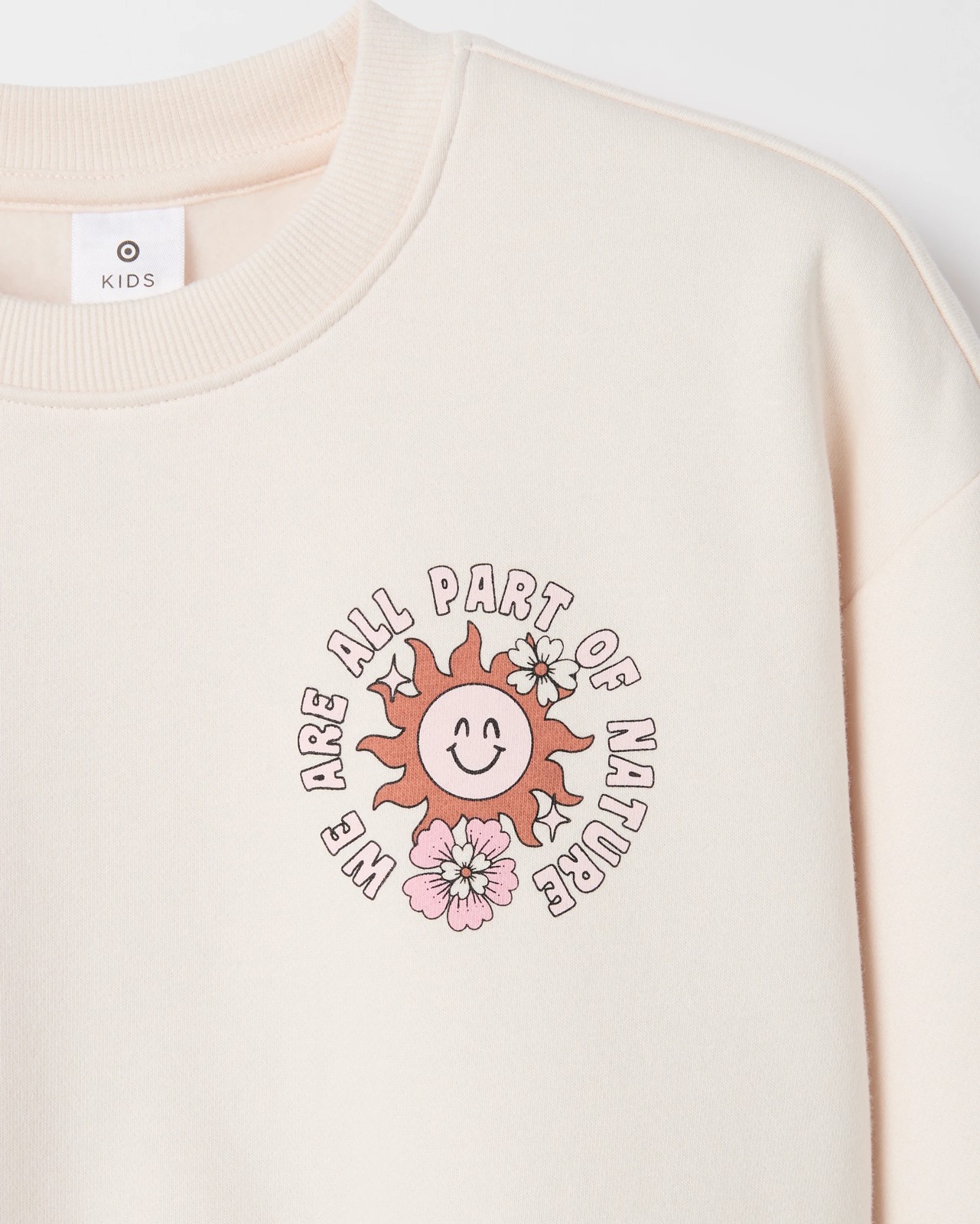 Australian Cotton Blend Loose Fleece Sweat Top 2 of 3