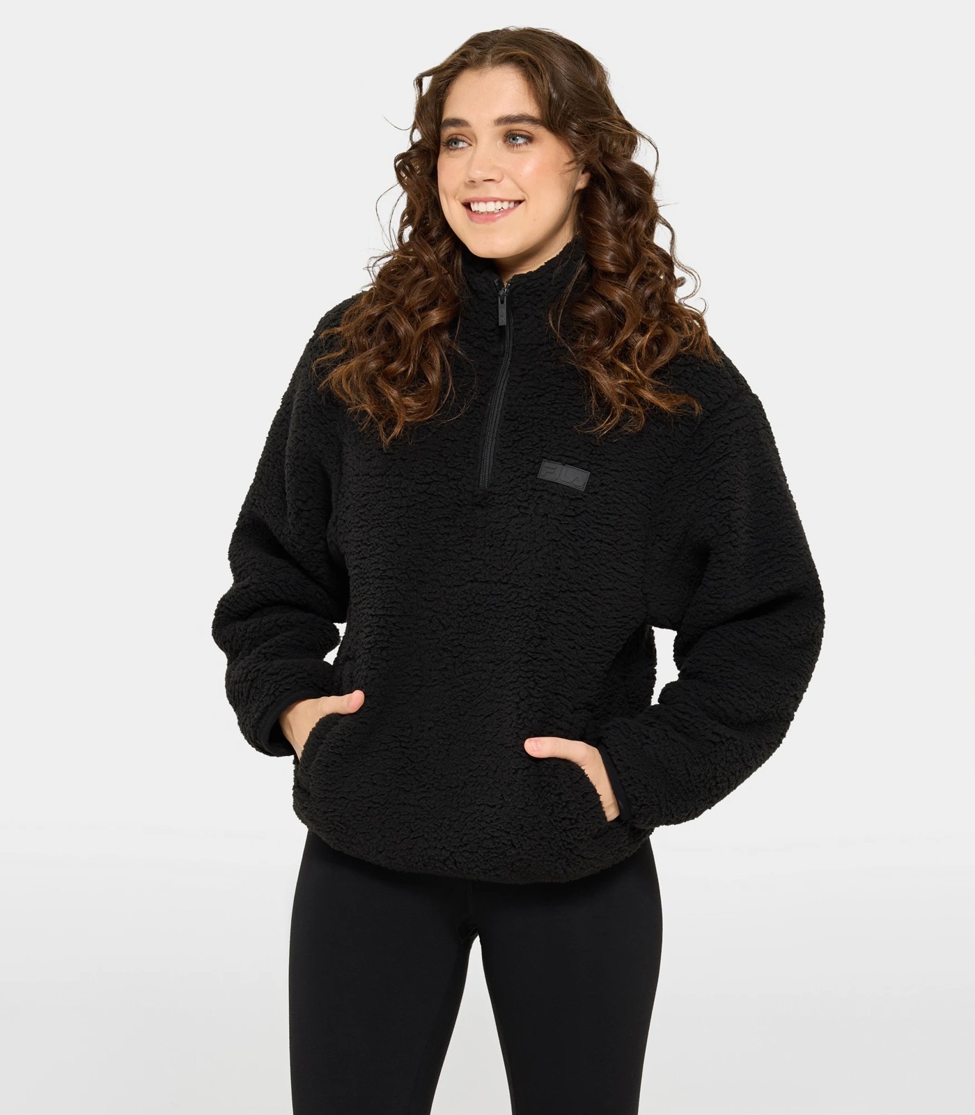 Maggie Teddy Quarter Zip Jumper Fila Target Australia