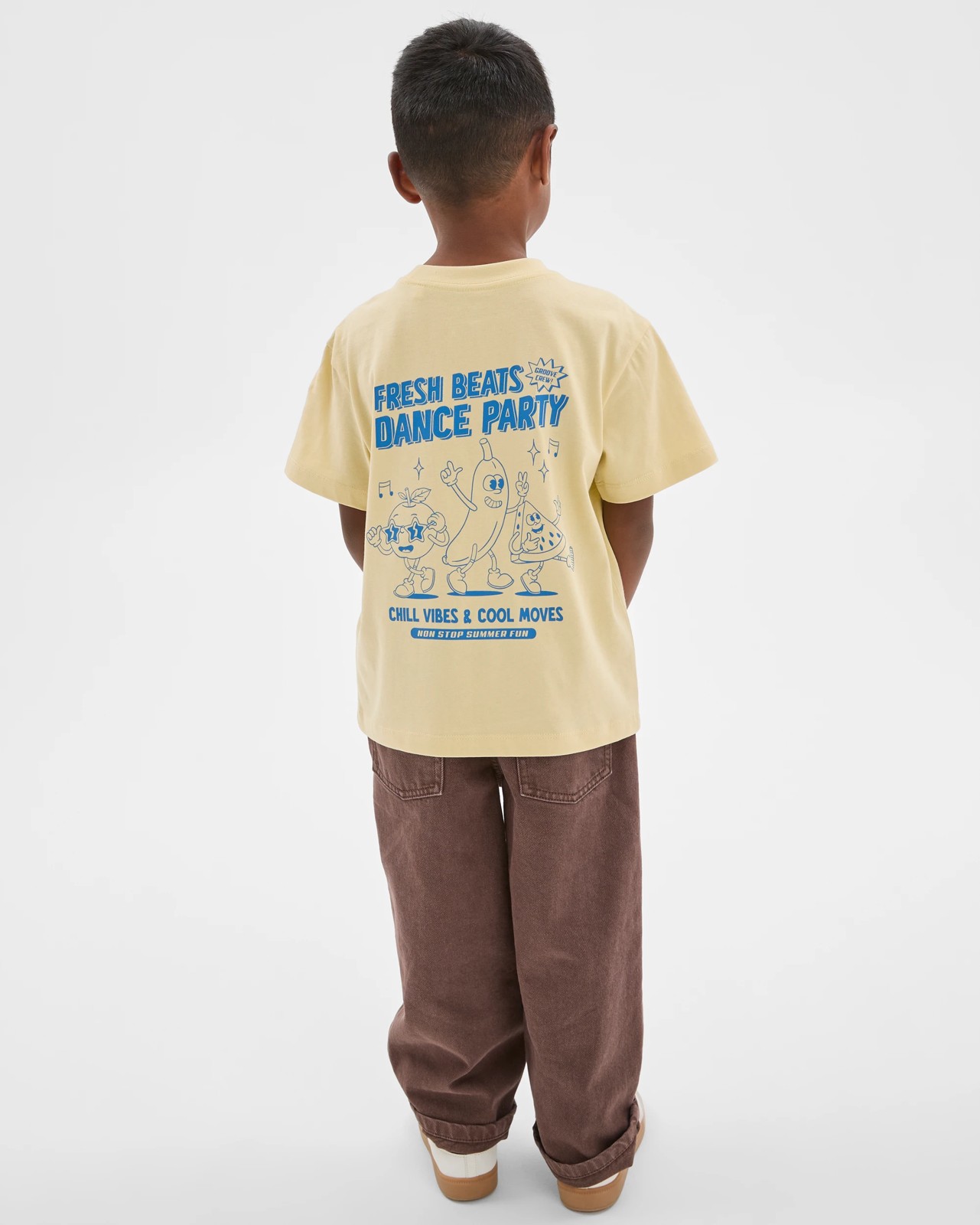 Australian Cotton Short Sleeve T-Shirt - Yellow 4 of 5