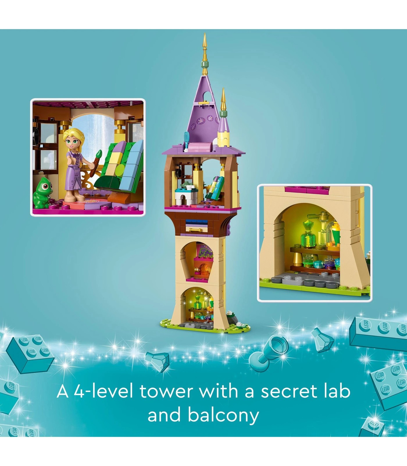 LEGO® Disney Princess Rapunzel's Tower & The Snuggly Duckling 43241