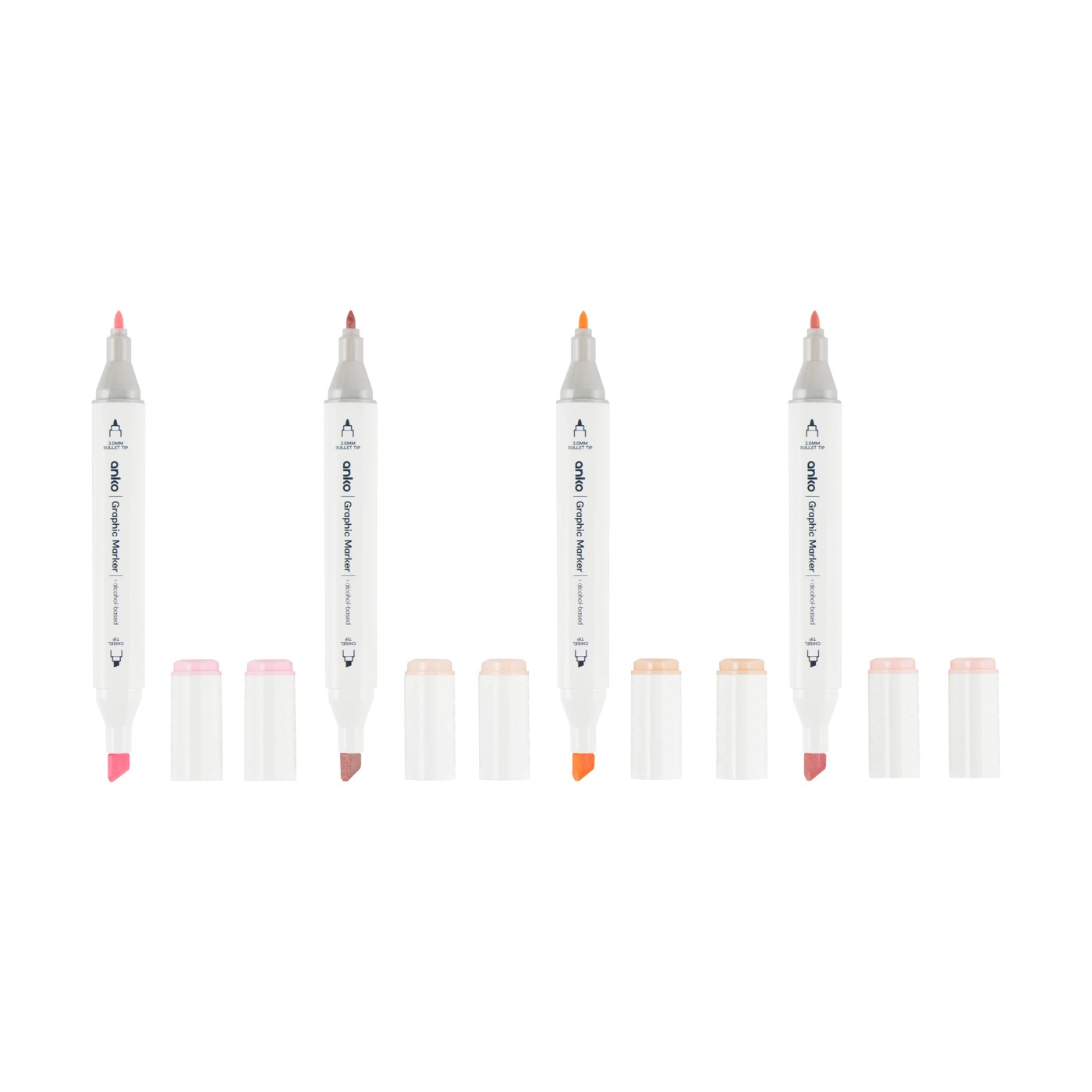 Dual Tip Graphic Markers, 12 Pack - Anko 6 of 6