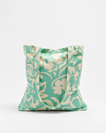 Canvas Shopper Tote Bag