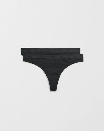 Lily Loves Organic Cotton 2 Pack G-String Briefs