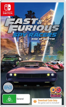 Fast and the Furious Spy Racers Rise of Sh1ft3r (Code In Box) - Nintendo Switch