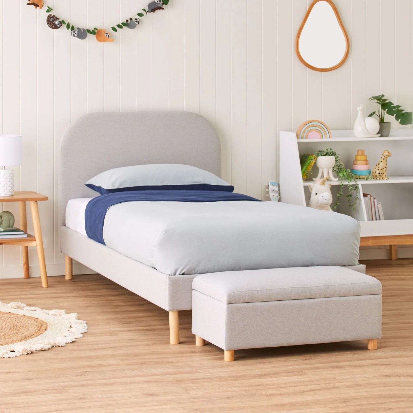 Sunrise Single Bed Grey Target Australia