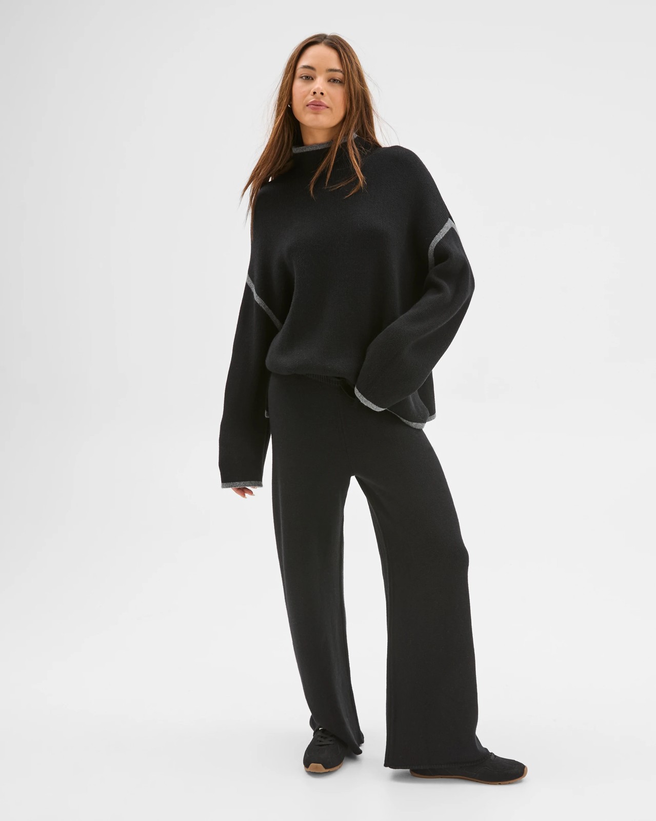 Lily Loves Wide Leg Knit Pants 2 of 5