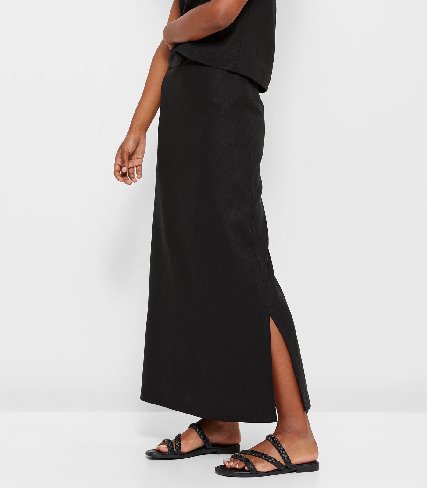 Black maxi skirt target best sale