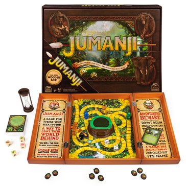 Jumanji Wood Case Board Game