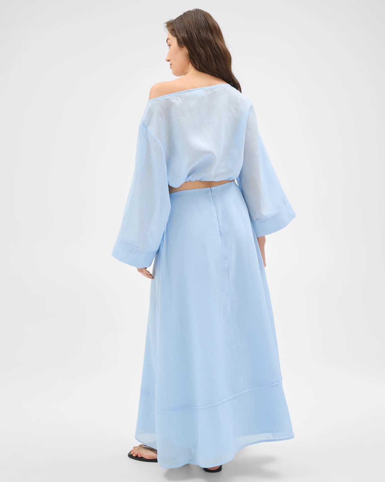 Lily Loves Maxi Skirt - Coastal Blue 6 of 6