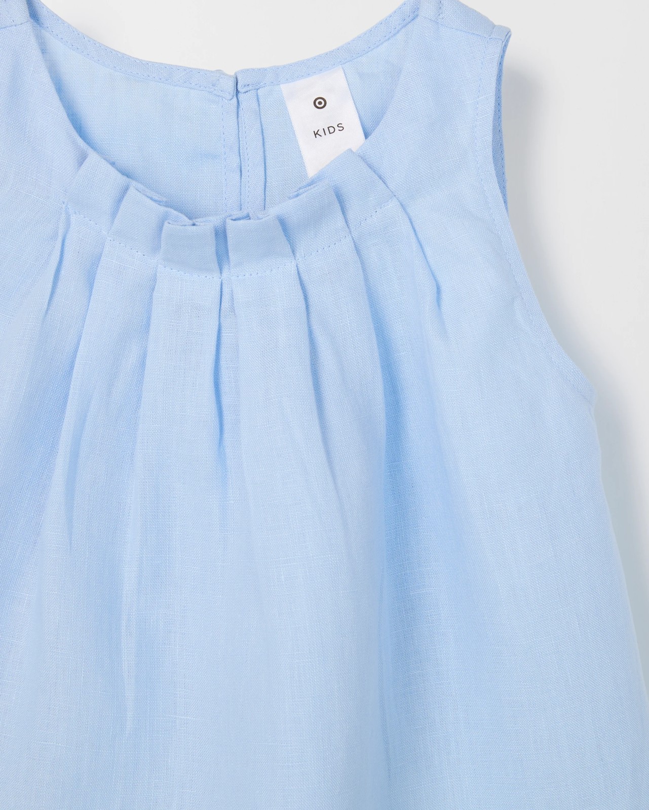 European Linen Co-ord Tank Top - Light Blue 6 of 6
