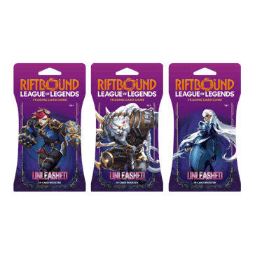 Riftbound League of Legends TCG: Unleashed Booster Pack - Assorted