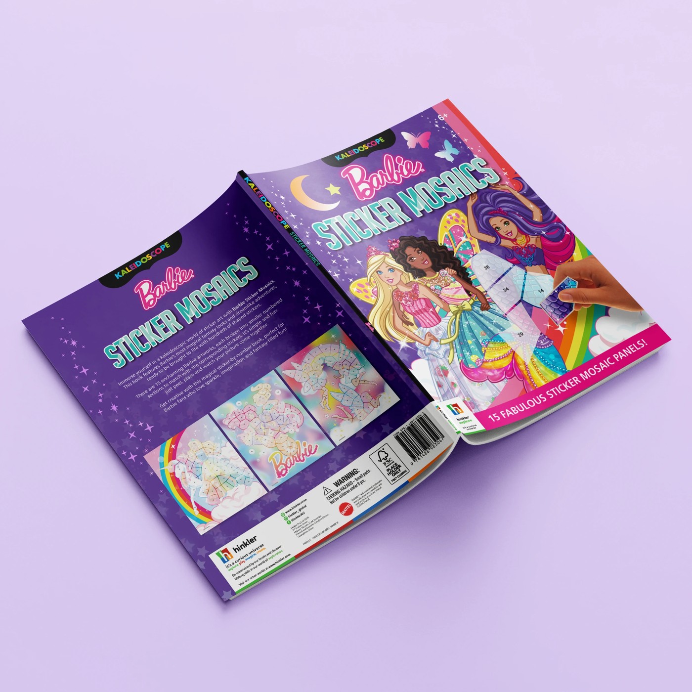 Kaleidoscope Barbie Sticker Mosaics - Book 5 of 5